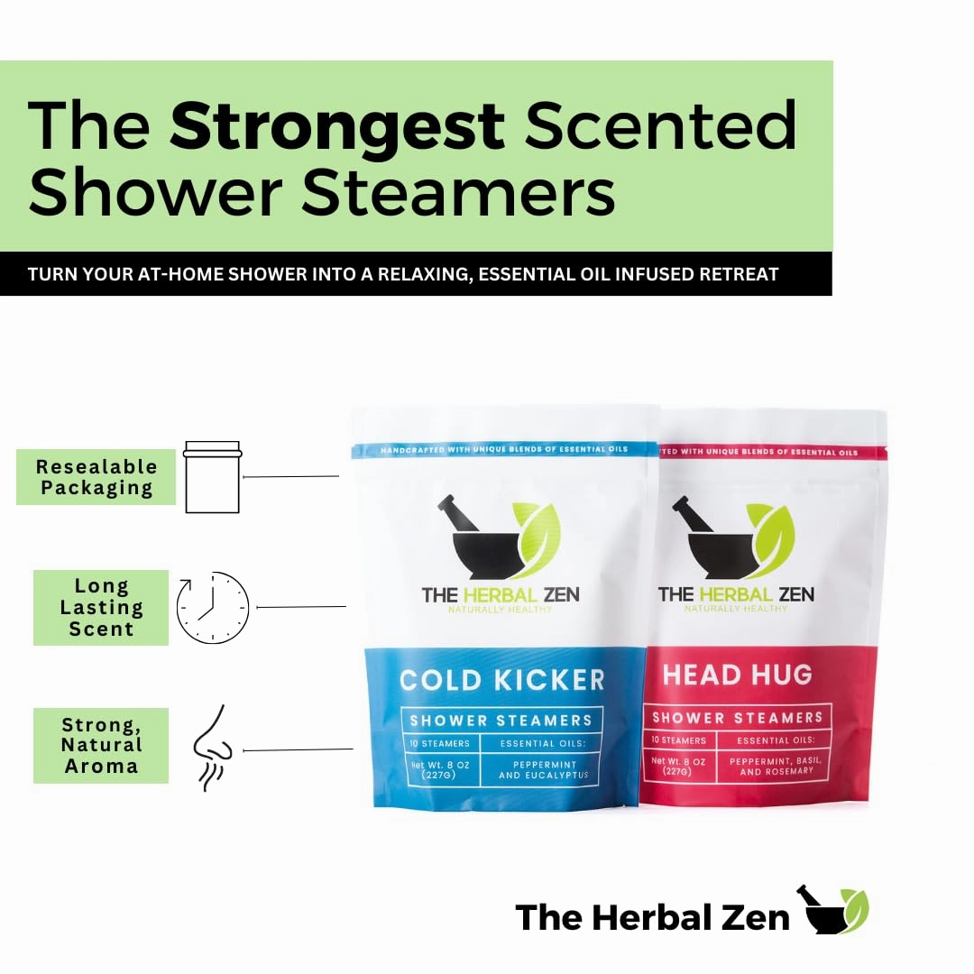 Aromatherapy Shower Steamers Gift Set, Shower Bombs Made in the USA, Relaxation Gift for Women, Lavender Shower Steamers for Women, Eucalytus Shower Steamer, Mothers Day Gifts