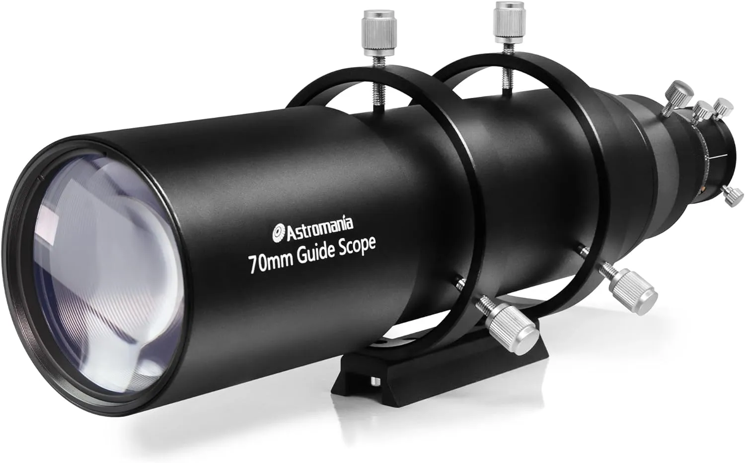 Astromania Upgrated Guide Scope 70mm with Double Helical Focuser Finder, Deluxe Guidescope Kit Compatible with 1.25 inch Eyepiece for Astronomical Telescope & Auto Guiding Cameras for Astrophotography