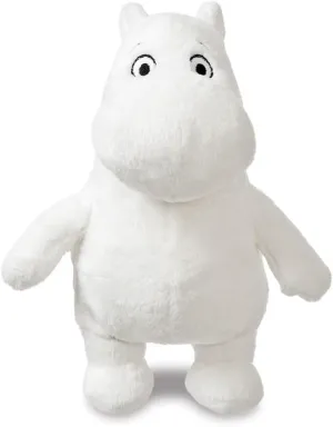 AURORA, 60989,Moomin Official Merchandise, Moomin-Standing, 6In, Soft Toy, White
