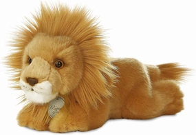 Aurora, 13172, MiYoni Lion, 8In, Soft Toy, Brown