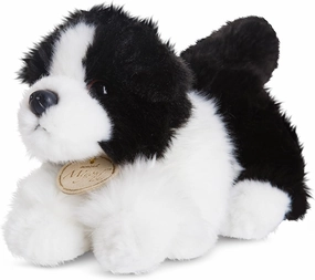 AURORA, 60469, MiYoni Tots Collie, 8In, Soft Toy, Black and White