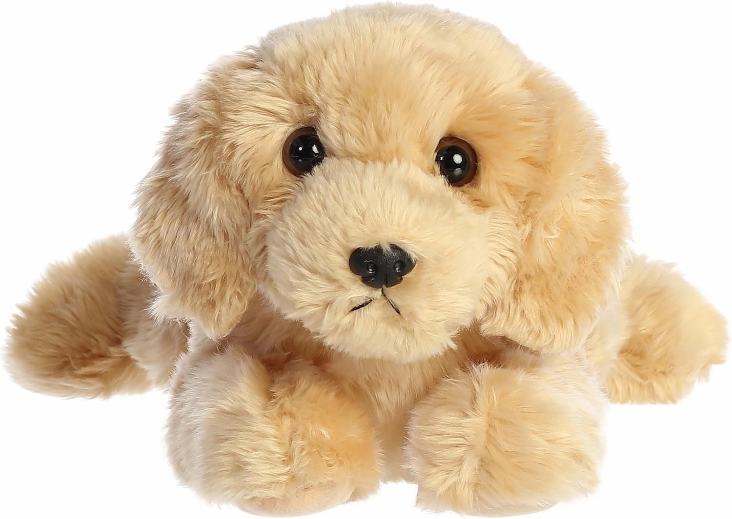 Aurora® Adorable Flopsie™ Goldie™ Stuffed Animal - Playful Ease - Timeless Companions - Brown 12 Inches