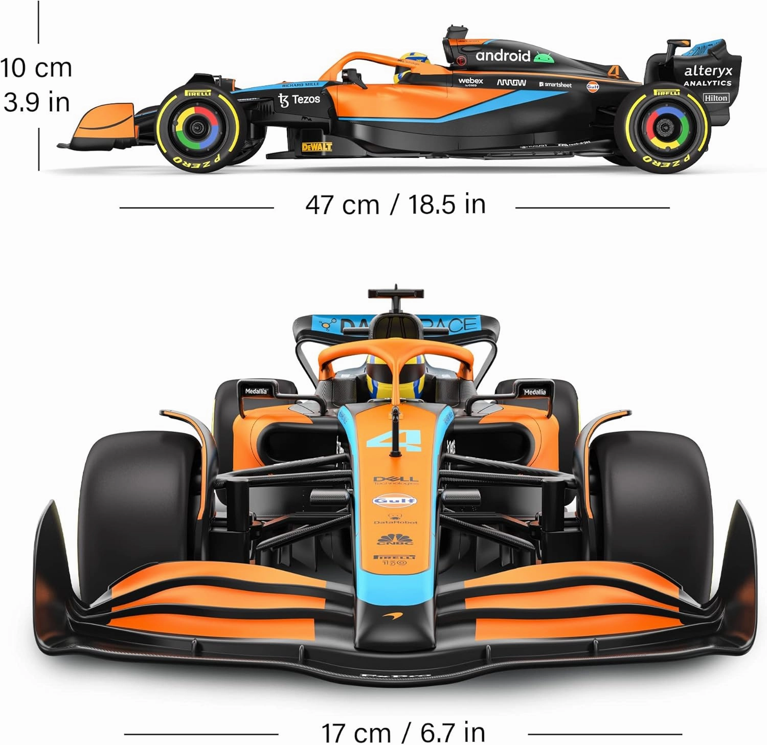 Authentic Licensed 1:12 McLaren F1 MCL36 Remote Control Car - F1 Collection RC car Series for Kids and Adults - 2.4GHz RC Car for Gift (1:12 McLaren F1 MCL36)