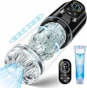 Automatic Male Masturbator Sex Toys for Men, Male Sex Toys Penis Pump with 7 Sucking & Vibrating & Thrusting & Rotating & Licking, Mens Sex Toy Adult Toys Blowjob Sex Machine Pocket Pussy Stroker