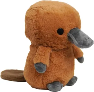 Avocatt Brown Platypus Plushie Toy - 10 Inches Stuffed Animal Plush - Plushy and Squishy Platypus with Soft Fabric and Stuffing - Cute Toy Gift for Boys and Girls