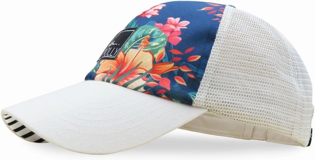Baseball Cap for Women in Cute Dad Hat Design with Mesh to Stay Cool at The Beach in Summer