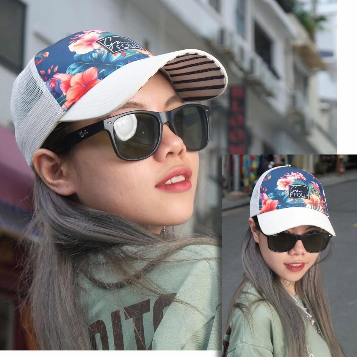 Baseball Cap for Women in Cute Dad Hat Design with Mesh to Stay Cool at The Beach in Summer