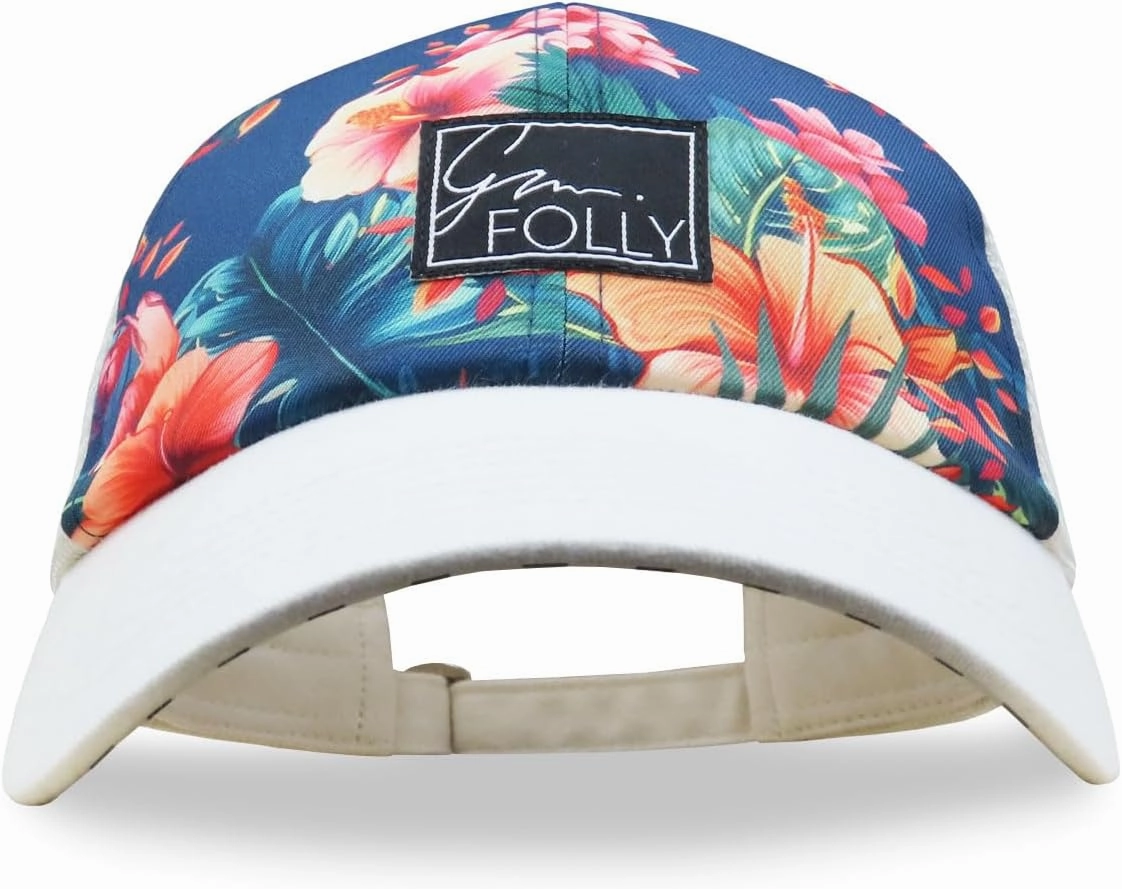 Baseball Cap for Women in Cute Dad Hat Design with Mesh to Stay Cool at The Beach in Summer