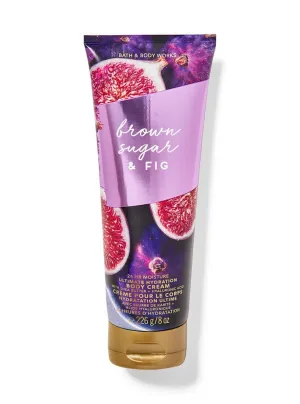 Bath & Body Works Ultimate Hydration Body Cream Gift Set For Women, 8 Fl Oz (Brown Sugar & Fig)