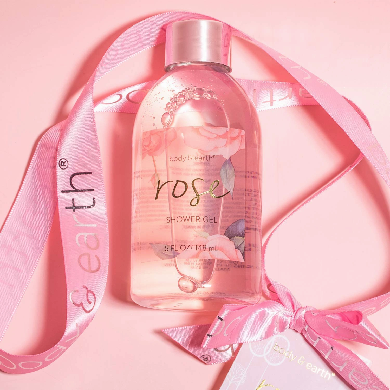 Bath and Body Gift Set for Women, Body & Earth 5 Pcs Rose Spa Gifts for Women, Self Care Kit, Lotion Set for Her,Mothers Day Presents for Mom