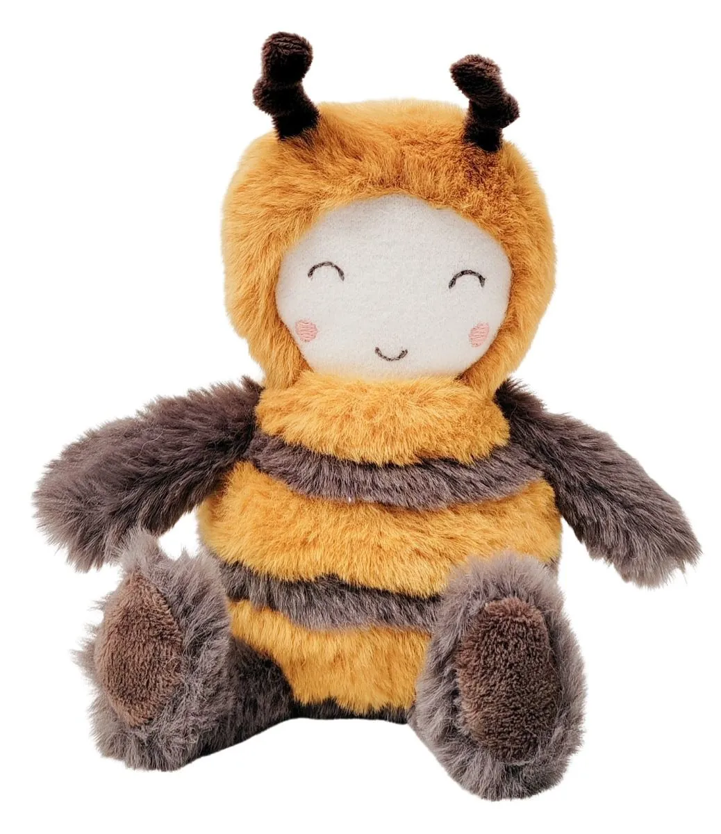 Bee Soft Toy Black & Yellow 18cm