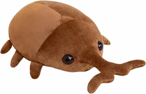 Beetle Plush Toy Pillow Doll Insect Stuffed Toy Children Girls Boys Baby (60CM, Brown)