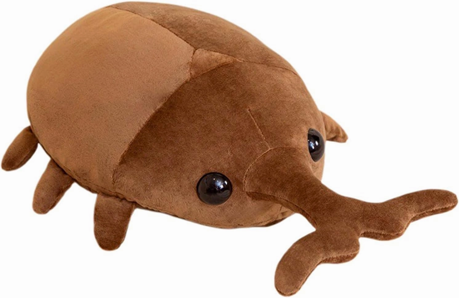Beetle Plush Toy Pillow Doll Insect Stuffed Toy Children Girls Boys Baby (60CM, Brown)