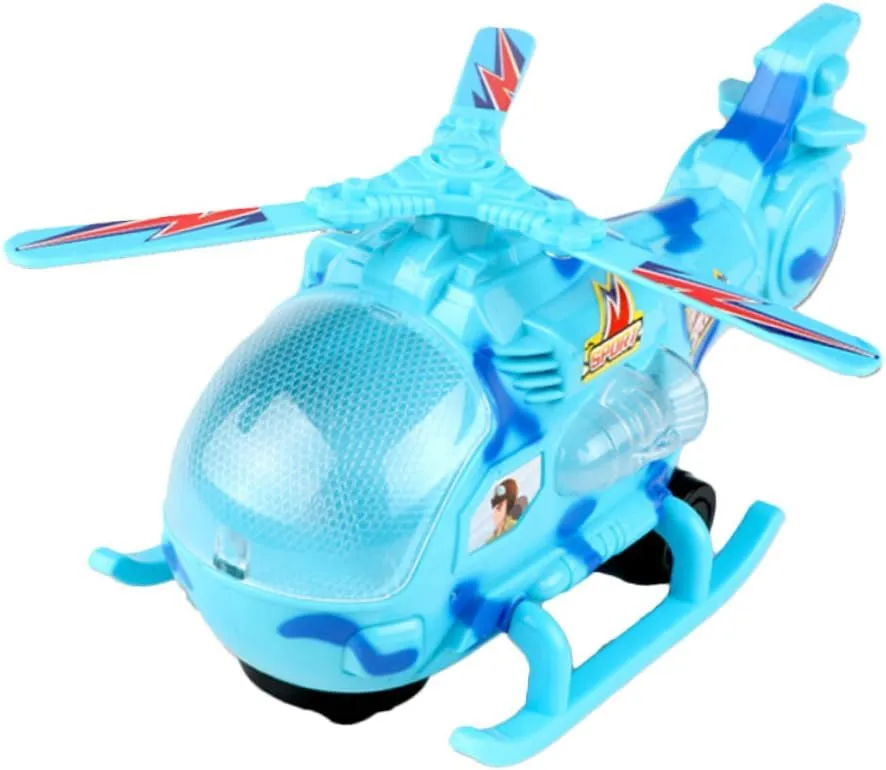 BESPORTBLE 1Pc Assemble Helicopter for DIY Educational Construction Develops Math Skills Birthday Present for Creative Play and Family Bonding