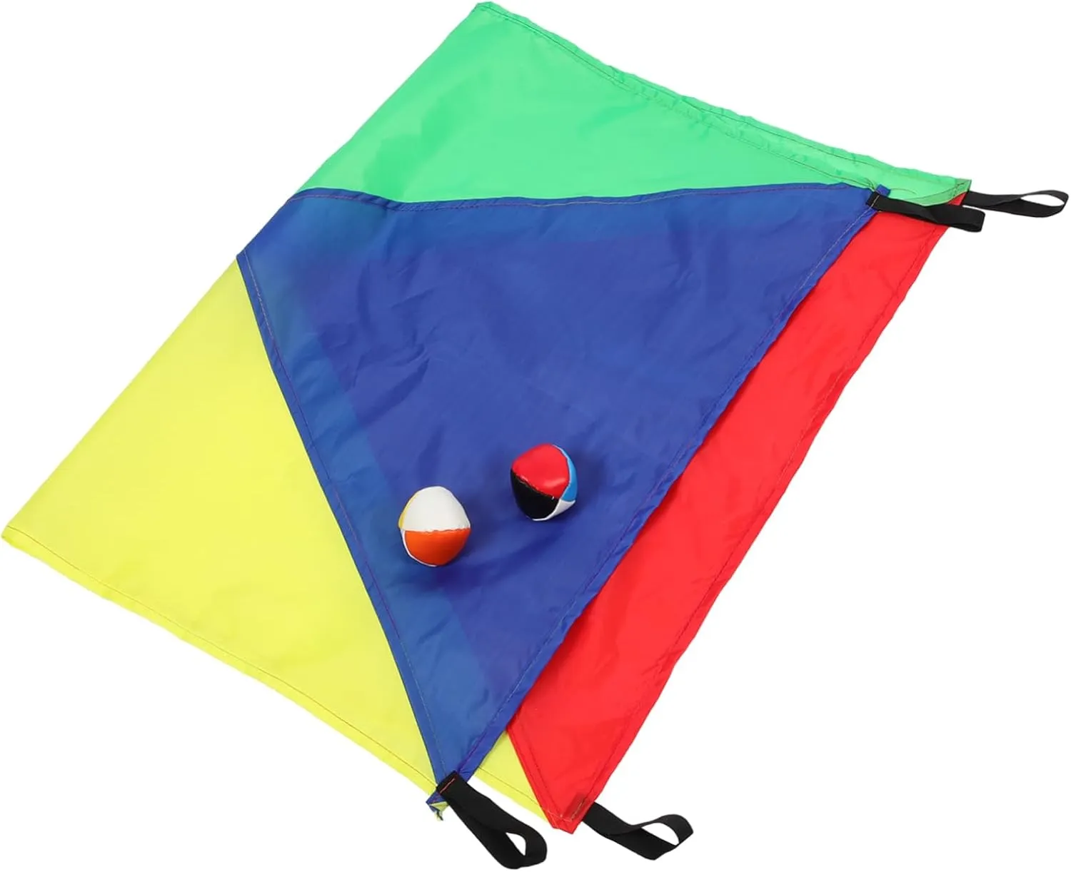 BESPORTBLE Sensory Integration Training Equipment Outdoor Rainbow Umbrella Plaything Cloth Colorful Balls