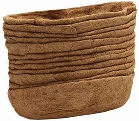 BestNest Bulk Buy of 12 Panacea 84169 Planter Box Coco Fiber Liners, 24" L Each