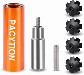 Bike Bicycle Fork Star Nut Setting Tool, MTB Star Nut Tool with 2 Spare Special Screws and 4 Star Nuts , Foundation Star Nut Setter Installation Tool Installer Install Tool (for 1-1/8" Fork Tubes)