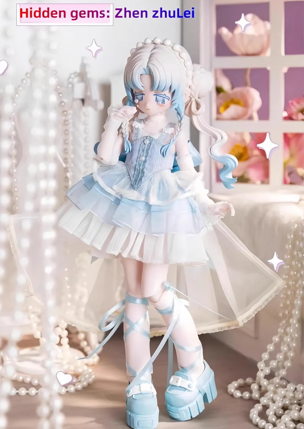 Bjd Blind Box 1/6 Bjd Doll,Ball Jointed Doll,Odd Cute Girl Series Action Figure,Collectible Gifts (Whole Set 6 Box (Non-repetitive))