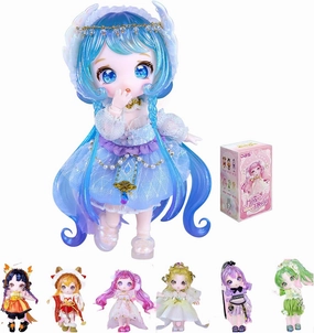 BJD Dolls Blind Box,Kawaii BJD Dolls MAYTREE Series-Twelve Constellations 1/12 Ball Jointed Doll Collectable Action Figure Posable Dress Up Doll for Girls Birthday Party Gift
