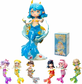 BJD Dolls Blind Box,Kawaii BJD Dolls Yunlai Mermaid Series Ball Jointed Doll Collectable Action Figure Posable Dress Up Doll for Girls Birthday Party Gift (Mermaid Island-1pack)