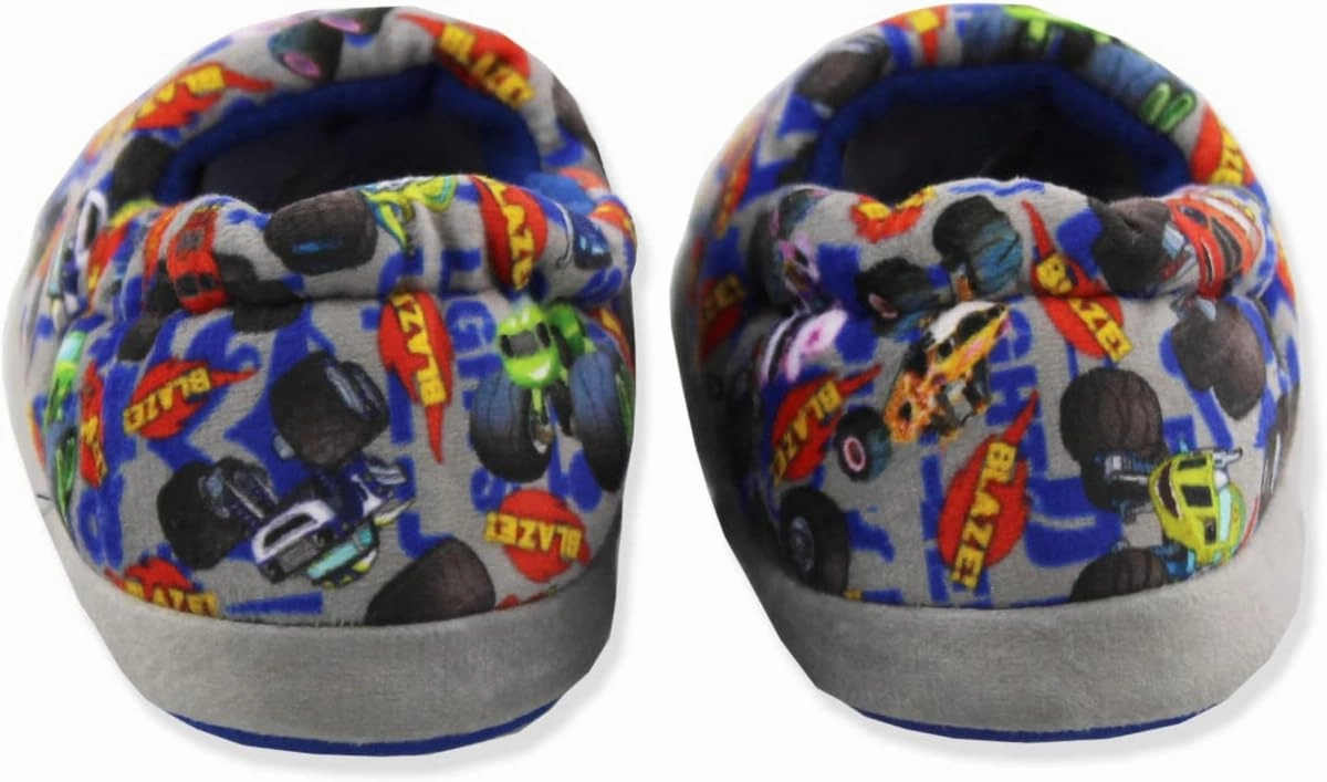 Blaze and The Monster Machines Boys Toddler Plush Aline Slippers