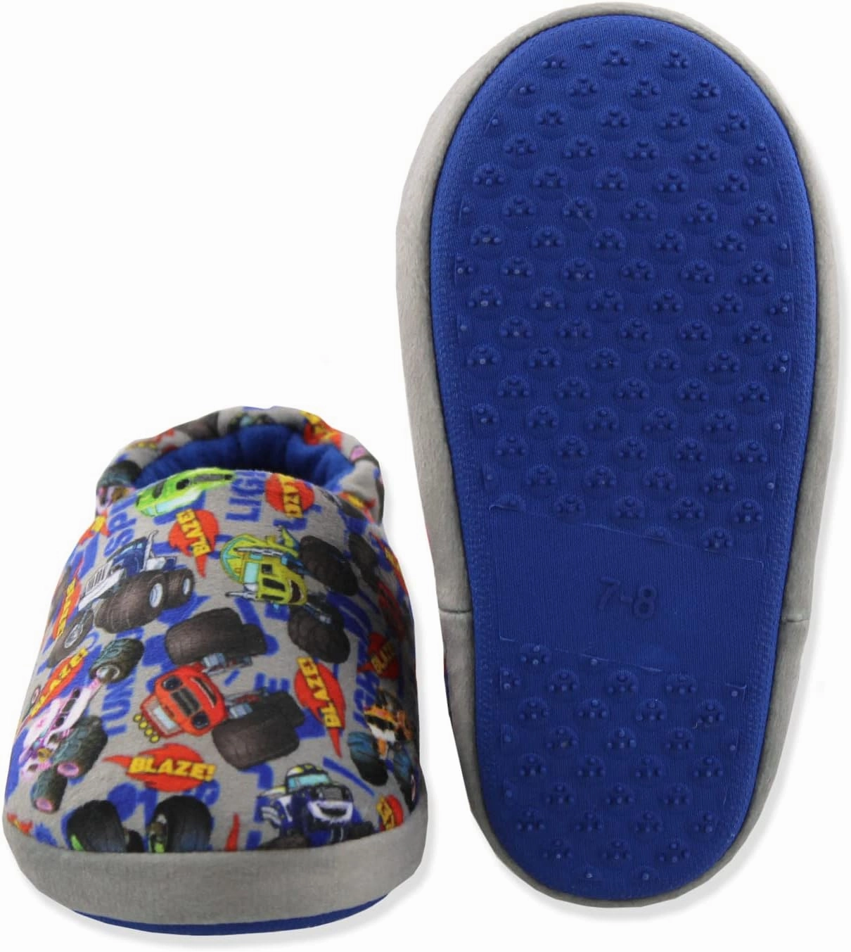 Blaze and The Monster Machines Boys Toddler Plush Aline Slippers
