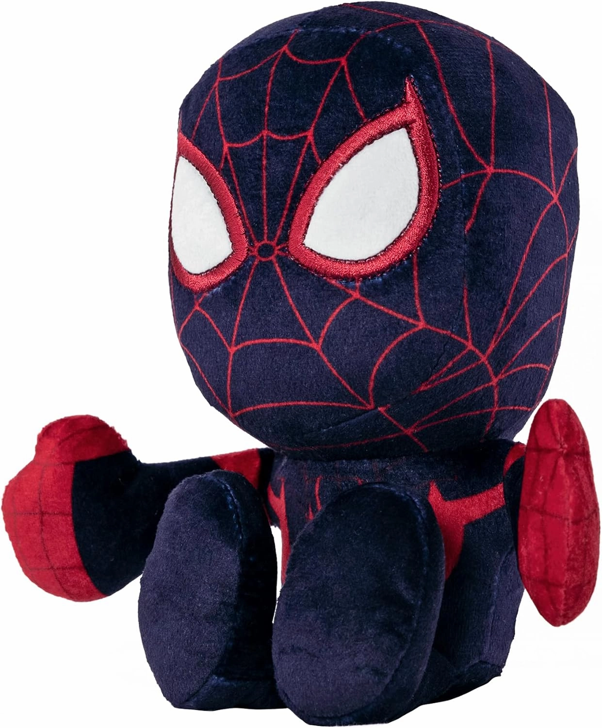 Bleacher Creatures Marvel Miles Morales Ultimate Spider-Man 8" Kuricha Sitting Plush - Soft Chibi Inspired Toy