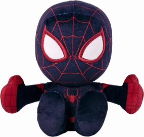 Bleacher Creatures Marvel Miles Morales Ultimate Spider-Man 8" Kuricha Sitting Plush - Soft Chibi Inspired Toy