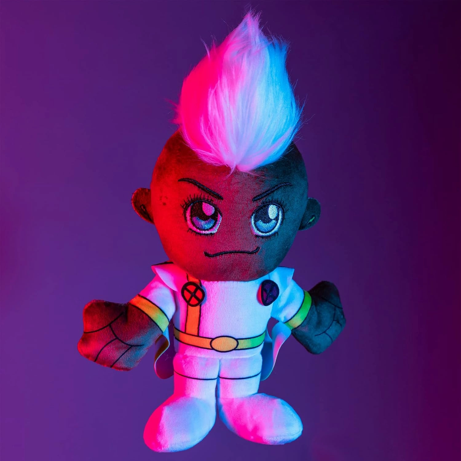 Bleacher Creatures Marvel Storm 8" Kuricha Sitting Plush- Soft Chibi Inspired Toy