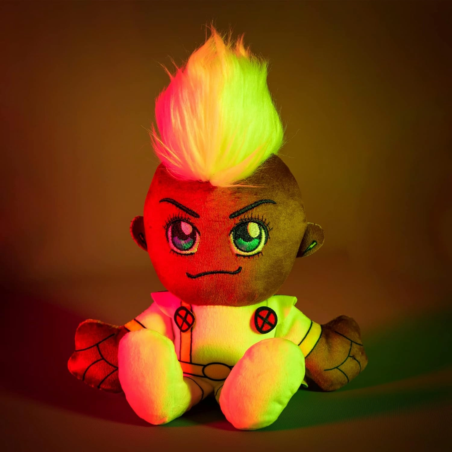 Bleacher Creatures Marvel Storm 8" Kuricha Sitting Plush- Soft Chibi Inspired Toy