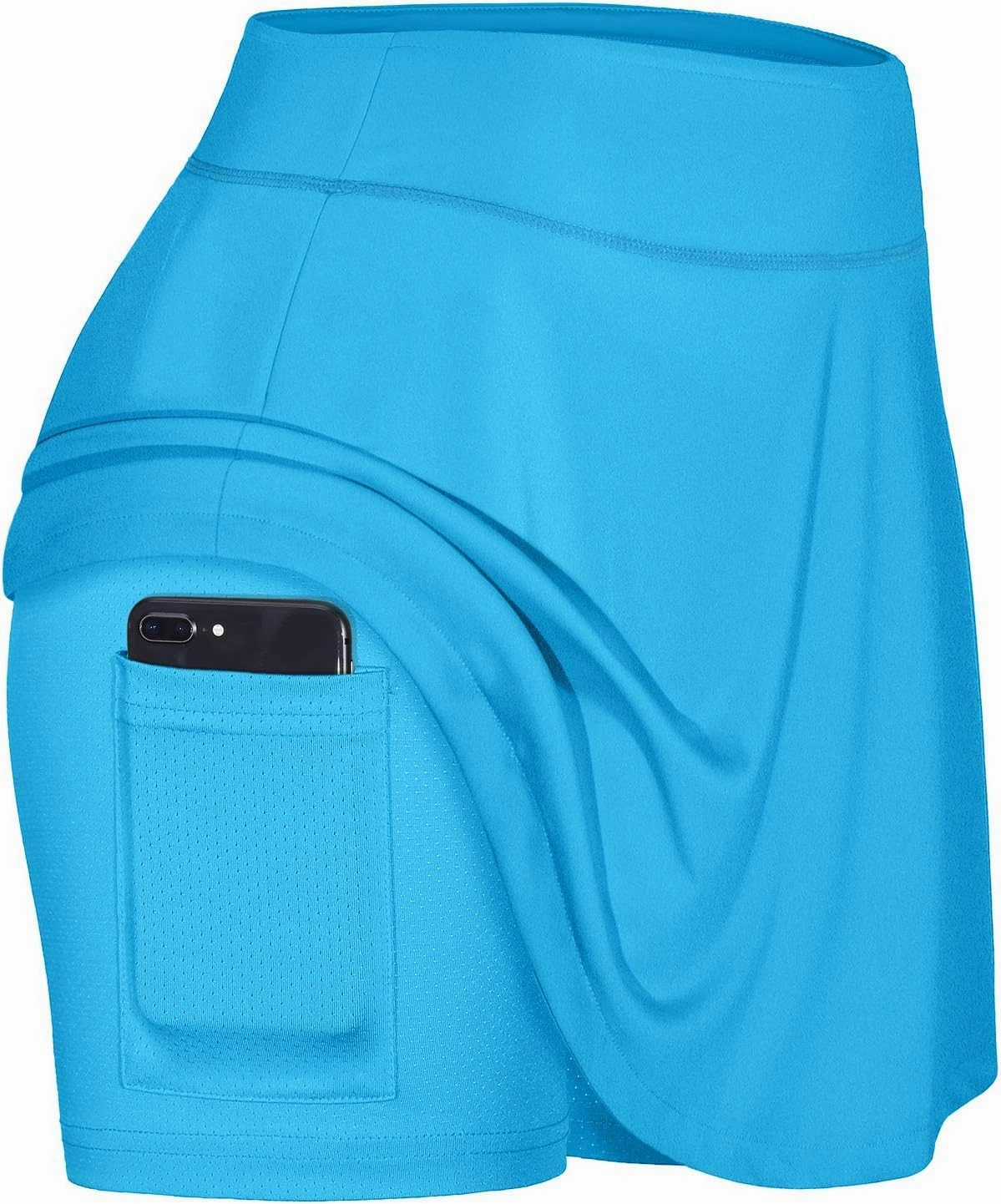 BLEVONH Women's Tennis Skort Active Pleated Skirts with Pocket for Running Golf