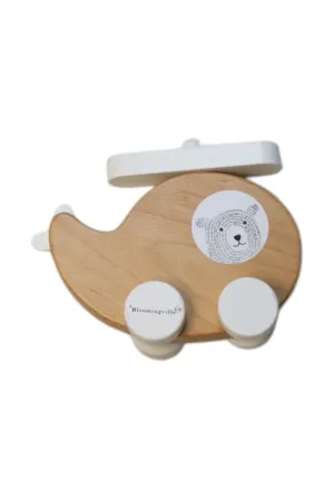 Bloomingville Wooden Bear Helicopter Toy O/S
