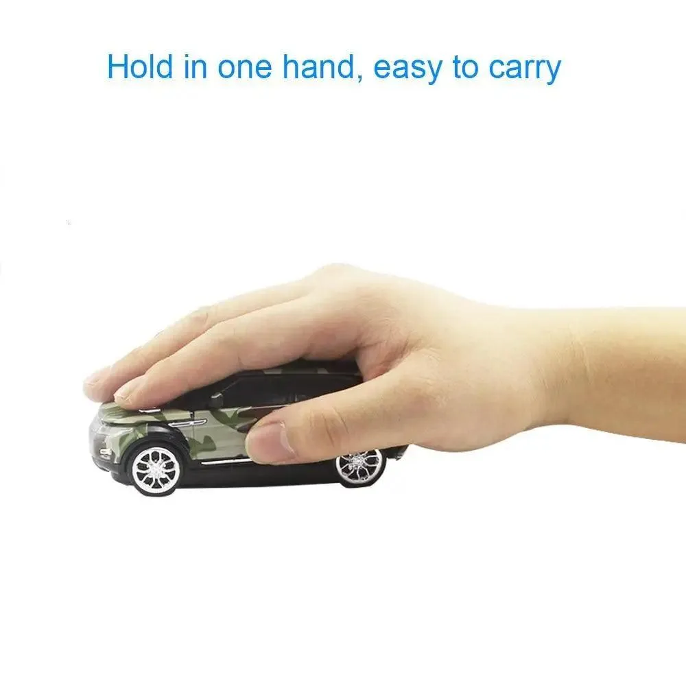 Blue Wireless Optical Mouse Sports Car Shaped Mouse 1600 DPI Office School Mice For Computer And Laptop Comfortable For Every Use