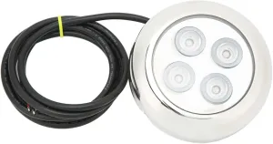 Boat Yacht Series Marine Underwater Light, 60° Angle IP68 Waterproof Seawater Interior Dome Lighting Swimming Pool Lamp, Boat Accessories Marine(Blue)