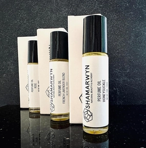 Botanical Perfume Oil Gift Set – Rose, Honeysuckle & Lavender Roll-Ons | Natural Jojoba-Based Fragrance Trio, 10ML Each