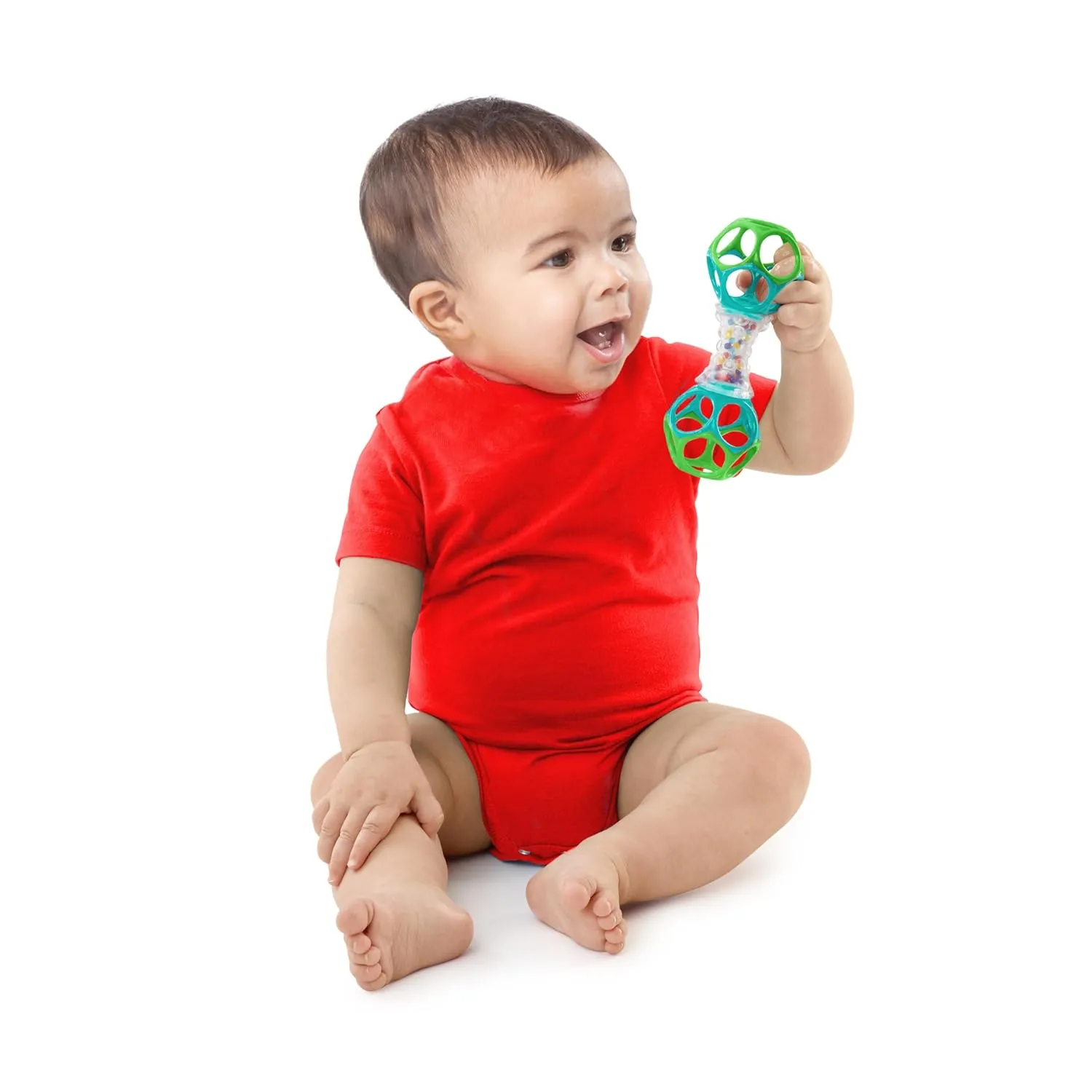 Bright Starts Everything Nice Teething Toys 9-Piece Set - BPA-Free Rattles and Chillable Teethers, Purple and Pink Baby Toys, 3 Months 