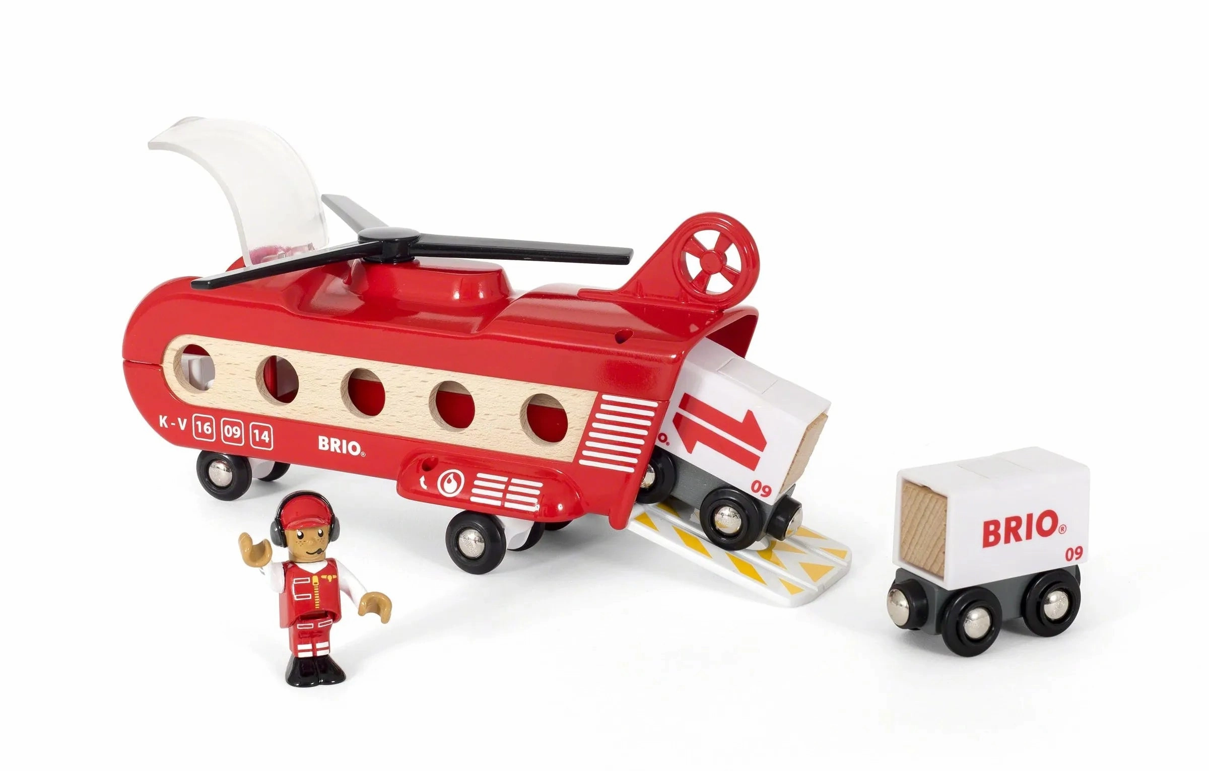 BRIO | Cargo Transport Helicopter 8 pieces