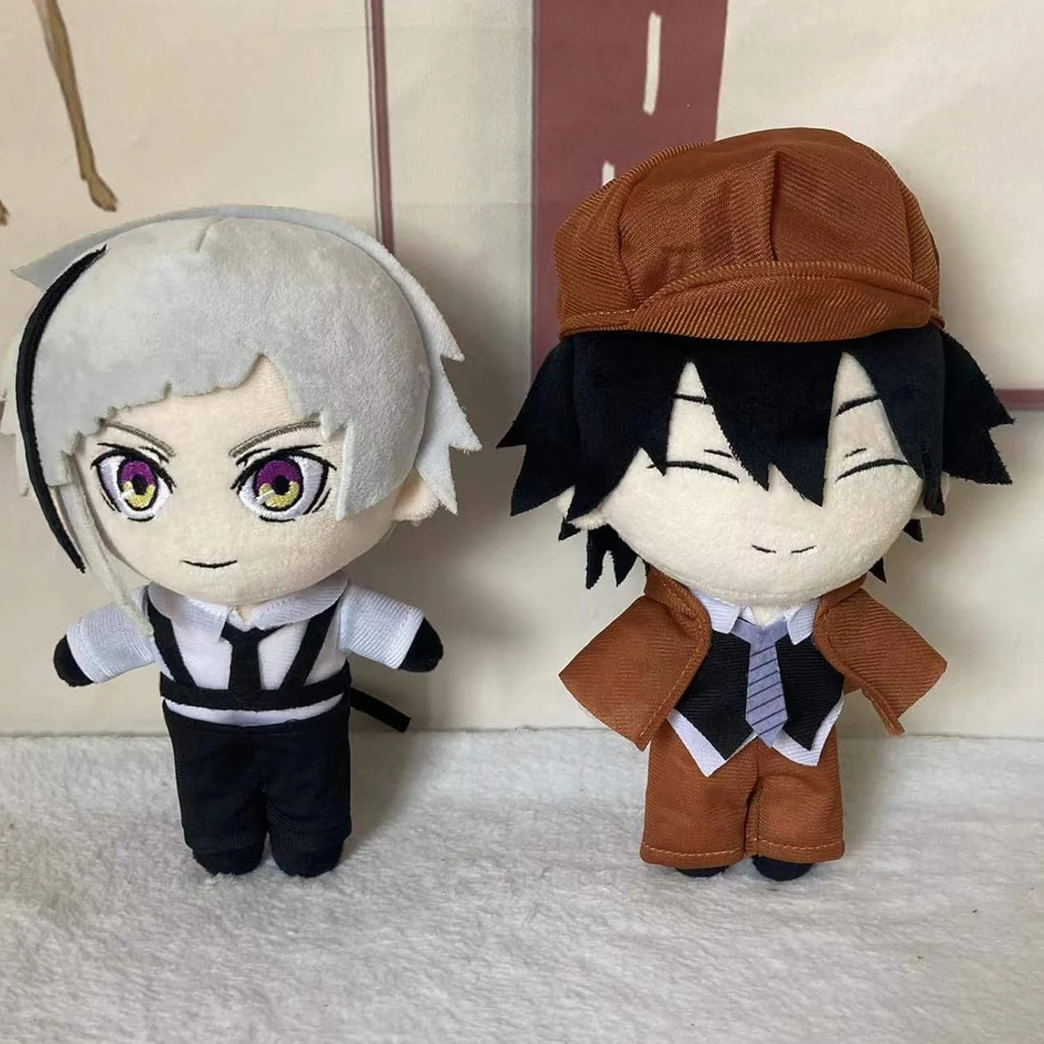 BSD Plush Doll Anime Plush Animal Soft Cartoon Figure Toys Cushions Pillows Gifts 7.8 Inches