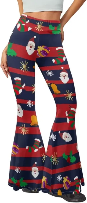 Bulopur High Waist Yoga Flare Pants for Women, Soft Tummy Control Workout Pant for Sports Running
