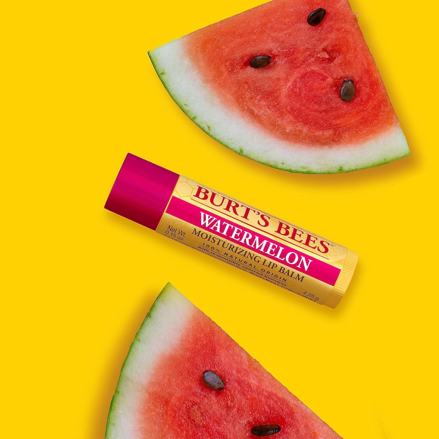 Burt's Bees Lip Balm Gift Set, Beeswax Bounty Fruit Mix, 0.15 Oz, 4 Count