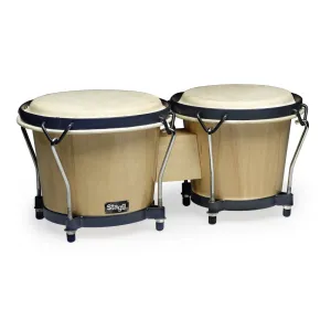 BW-70-N WOOD BONGO 6 inch and 7 inch NATURAL