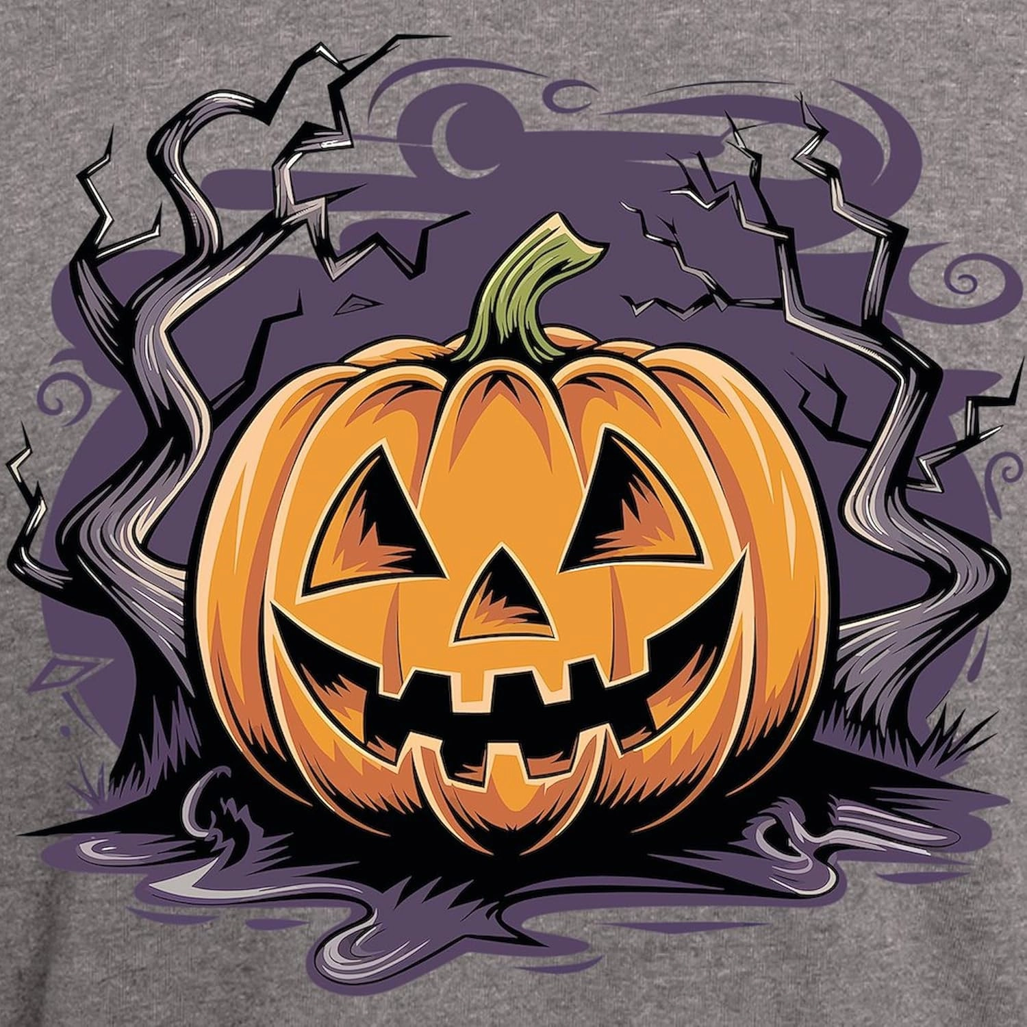 CafePress Jack O' Lantern Magic Men's Classic T Shirt Men's Fitted Graphic T-Shirt