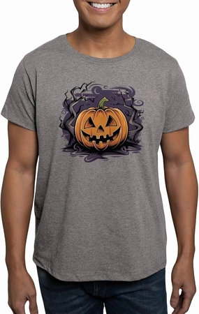 CafePress Jack O' Lantern Magic Men's Classic T Shirt Men's Fitted Graphic T-Shirt
