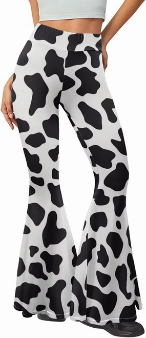 Camo Flared Leggings for High Waist Tummy Control, Women's Yoga Pants, Female Soft Lounge Pants for Sports Gym