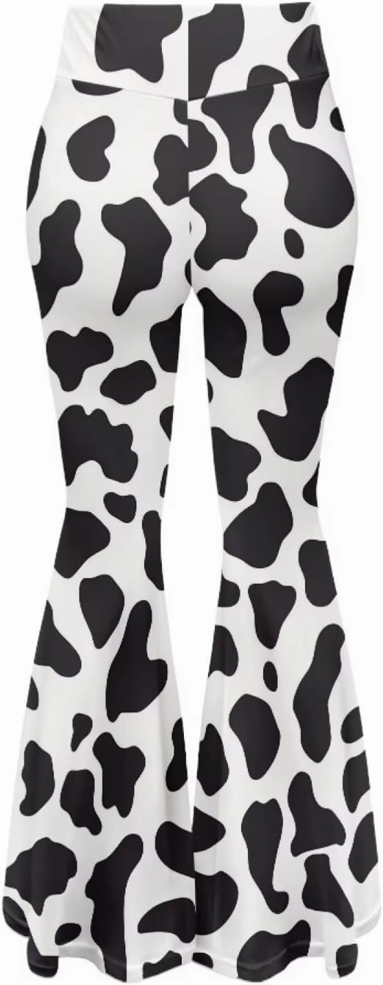 Camo Flared Leggings for High Waist Tummy Control, Women's Yoga Pants, Female Soft Lounge Pants for Sports Gym