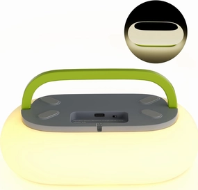 Camping Night Light with 15W Wireless Charging Camping Lamp 5 Light Modes Light for Tent Mini Tent Light for Camping Hurricane Power Outages Hiking Home