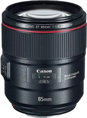 Canon EF 85 mm F/1.4L is USM Lens - Black