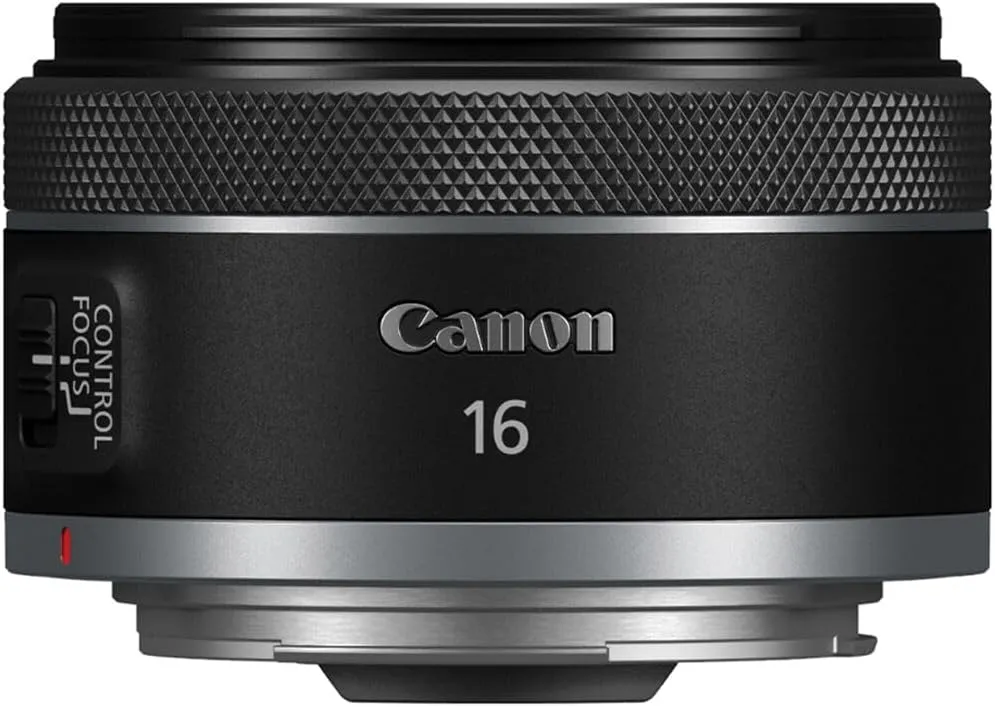 Canon RF 16mm f/2.8 STM Lens with UV Filter & Lens Cap Keeper (3 Items)