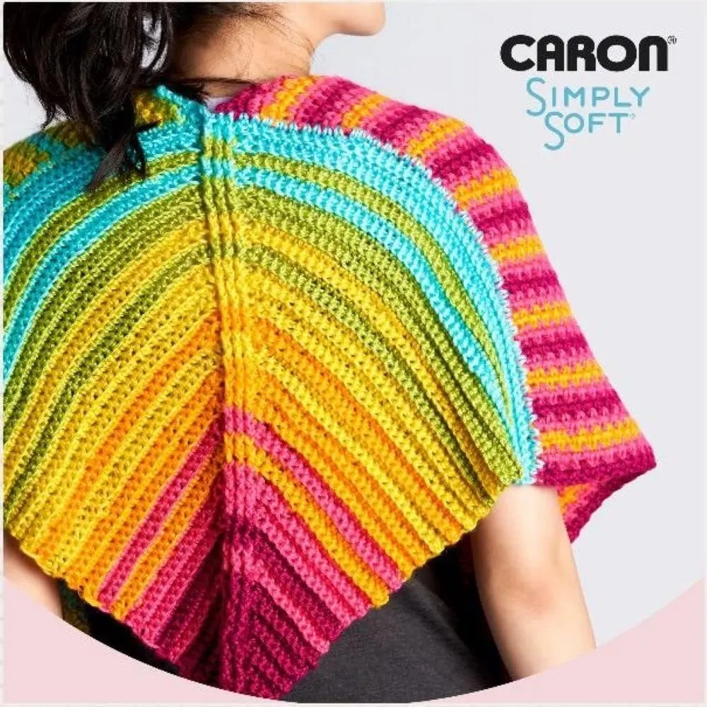 Caron Simply Soft Party Snow Sparkle Yarn - 3 Pack of 85g/3oz - Acrylic - 4 Medium (Worsted) - 164 Yards - Knitting/Crochet