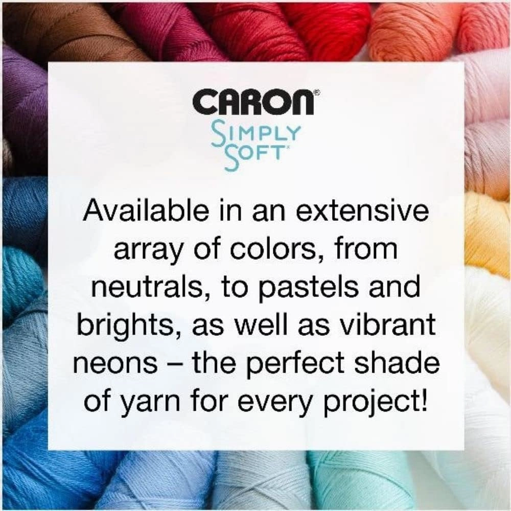 Caron Simply Soft Party Fuchsia Sparkle Yarn - 3 Pack of 85g/3oz - Acrylic - 4 Medium (Worsted) - 164 Yards - Knitting/Crochet
